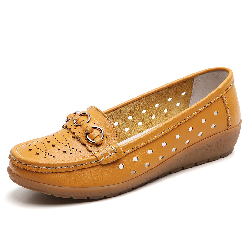 2023 NEW - Women's Breathable Leather Loafers
