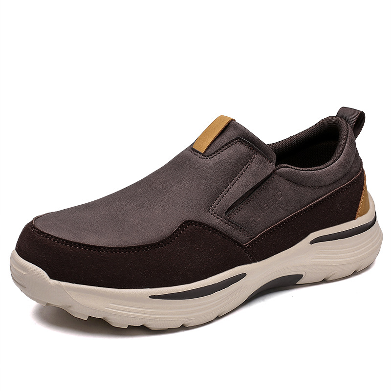 Men's Casual Comfort Slip On Platform Orthopedic Loafers