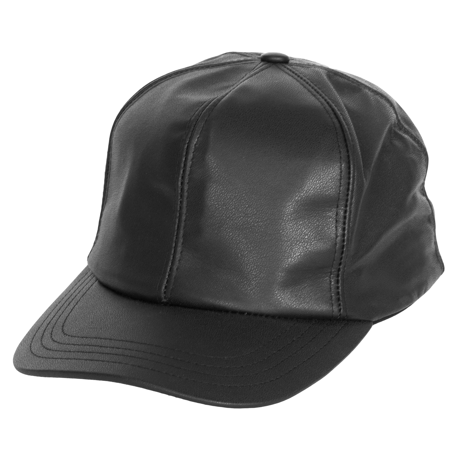 Fitted Genuine Leather Baseball Cap by Levine Hat Co. imaurrks