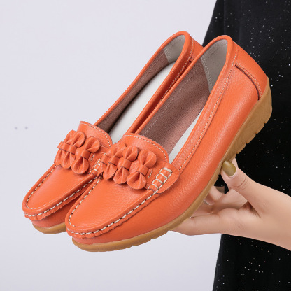 NEW - Women's Breathable Leather Loafers