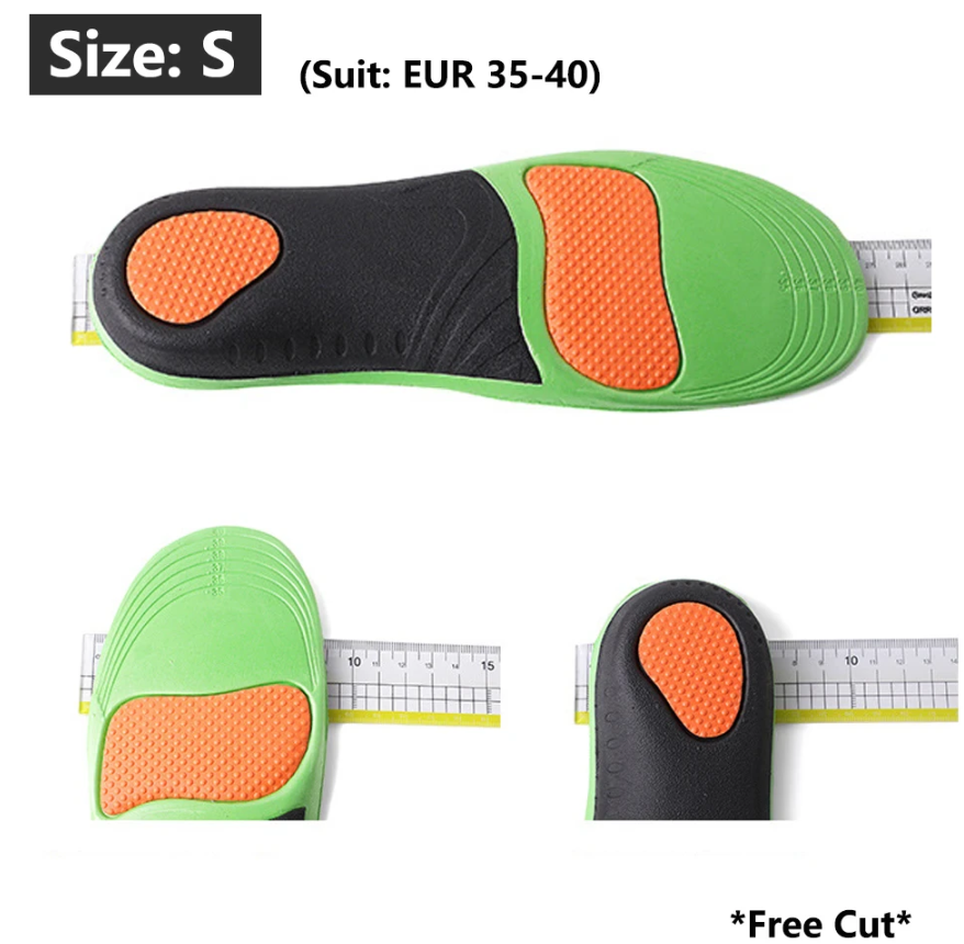 Premium Orthopedic Flat Foot Health Sole Pad For Shoes Insert, Arch Support Pad For Plantar Fasciitis
