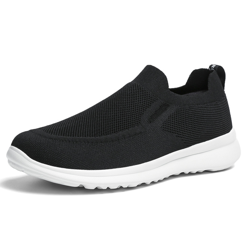 Sports and leisure one pedal fly woven dad shoes fly woven surface breathable men's shoes