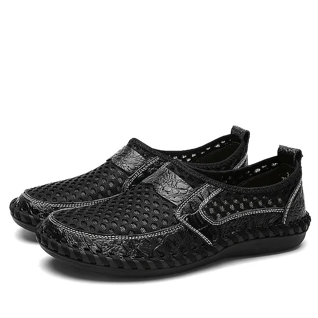 Men's Breathable Mesh Comfortable Insole Non-slip Sneakers-Burnzay