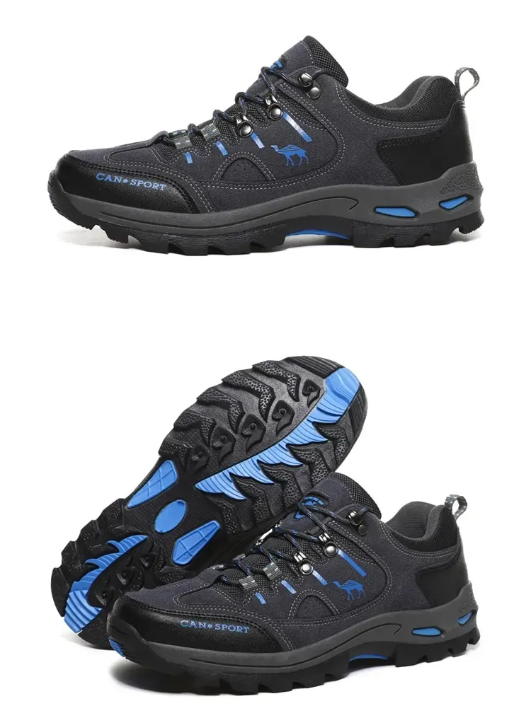 Outdoor Lightweight Walking Hiking Laceup Casual Shoes imaurrks