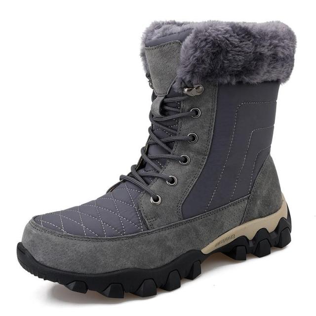 Quality Waterproof With Fur Snow Boots