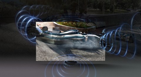 Object Tracking Sound+ (OTS+): sonido dinámico que rastrea y sigue la acción en pantalla Object Tracking Sound+ (OTS+): sonido dinámico que rastrea y sigue la acción en pantalla