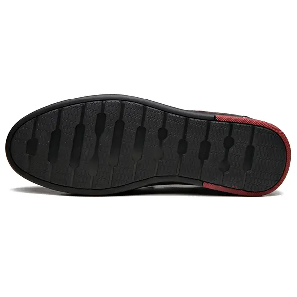 Comfy Casual Business Genuine Leather Slip On Soft Oxfords