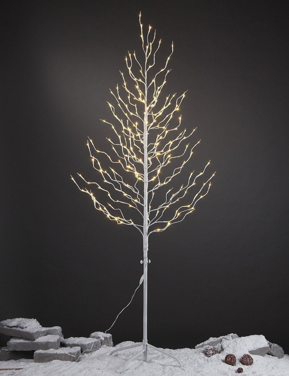 5ft Star Light Tree, 200 LED Warm White, Decoration for Christmas Home Holliday Indoor and Outdoor-LIGHTSHARE