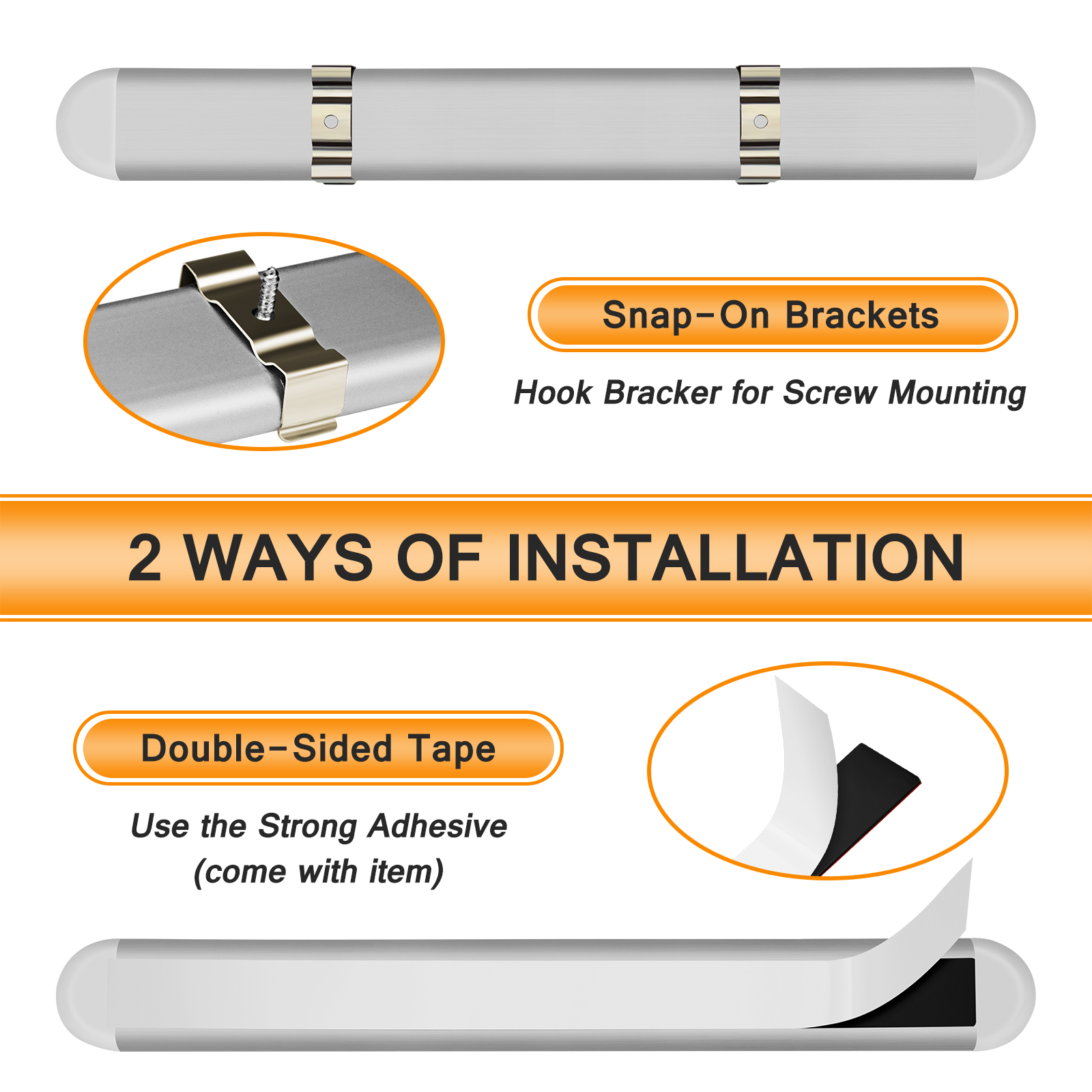 WOWLED 12V Interior LED Light Bar, 120 LED Interior Lighting, 12W LED RV Ceiling Lights Strip Lamp with ON/Off Switch for RV Camper Truck Van Boat Car Cargo Cabient Lights Fixture Motorhome (4Pack)