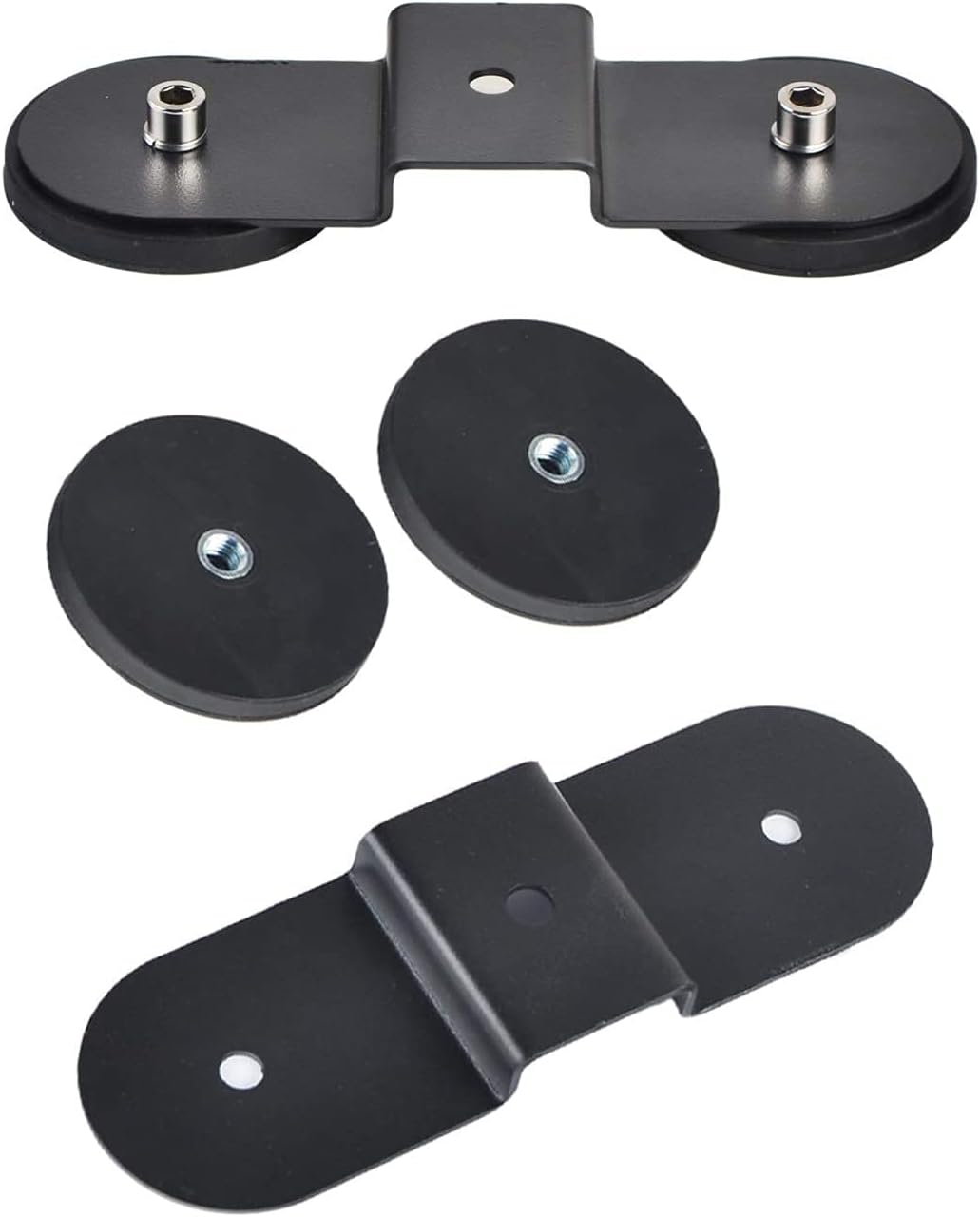 WOWLED Powerful Magnetic Base Mount Bracket, 2 Pack Light Bar Work Light Magnets Mounting Bracket for LED Fog Light Offroad Driving Emergency Lights Car Truck 4WD