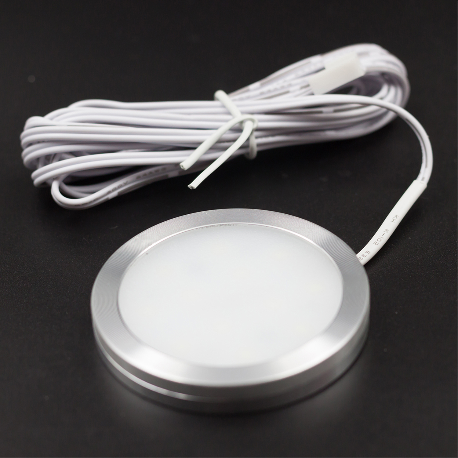 WOWLED Dimmable RV Under Cabinet Lighting, Interior Car Lights, White 3W LED Car Interior Lights with RF Remote, Car accessories, Surface Mounted for Boat Motorhome, Camp Caravan, Yachts (6Pack, 12V)