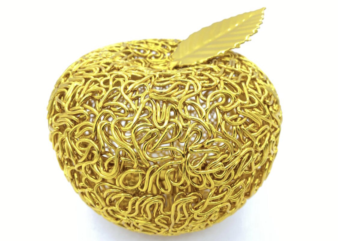 Apple shape storage box   DIY Arts and Crafts  Crafts Ornament Furniture decorations