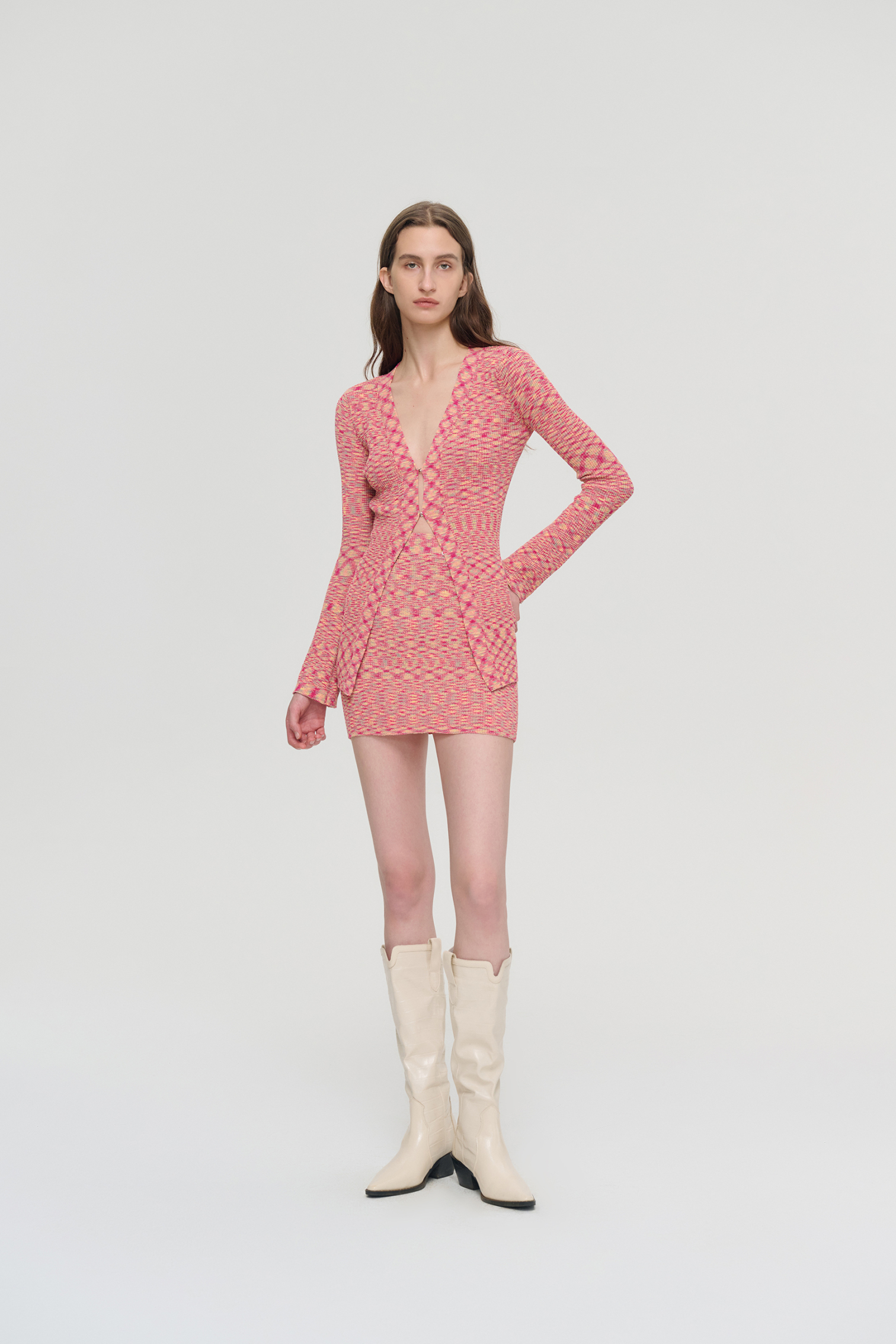 House Marled Set Girl-Cream
