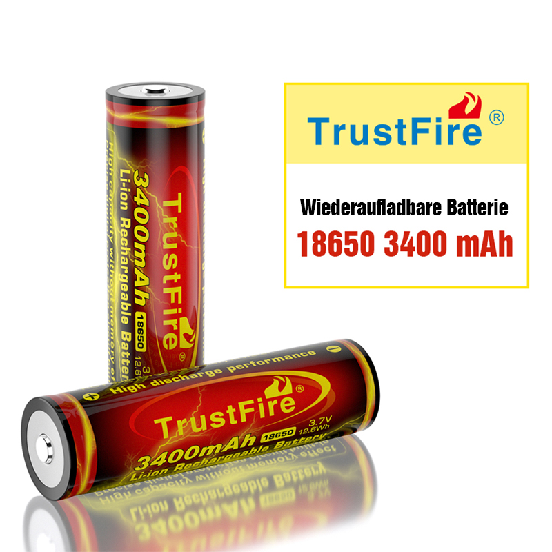 TrustFire 18650 3400Mah Lithium Batterie