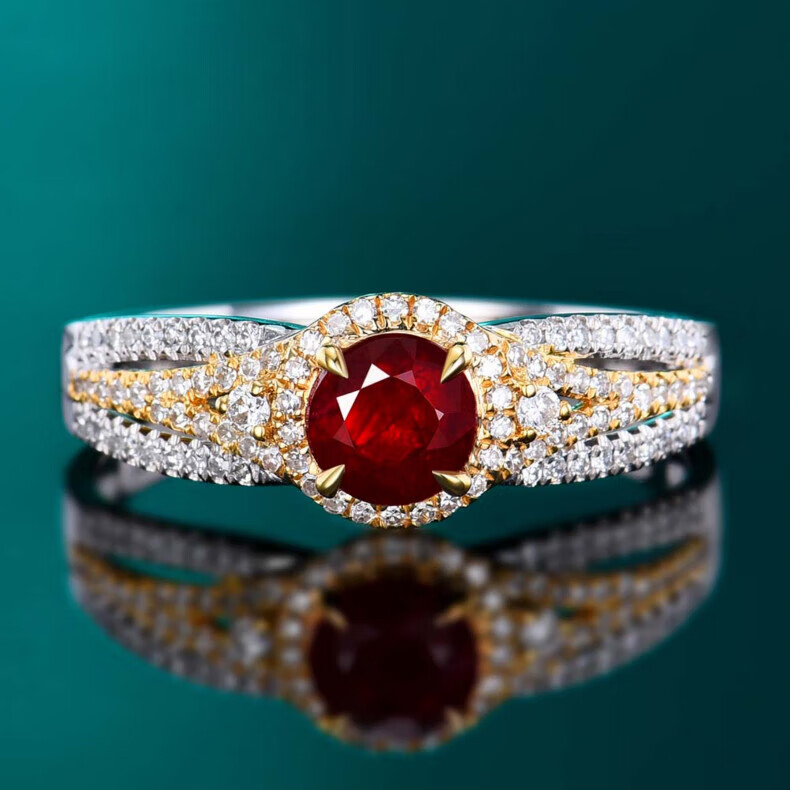 Ring women pigeon blood red ruby ring fashion design for girlfriend fo