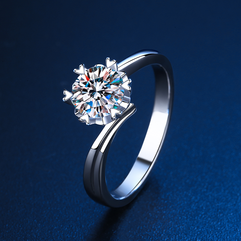 Love for Life White 18K gold diamond proposal ring