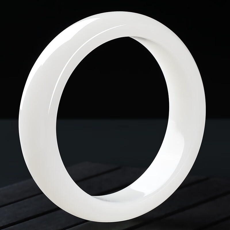 Hetian jade bracelet sheep's-fat jade women's jade bracelet peace brac