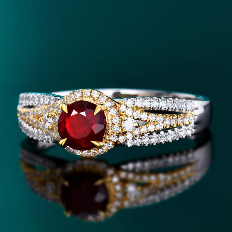 Ring women pigeon blood red ruby ring fashion design for girlfriend fo