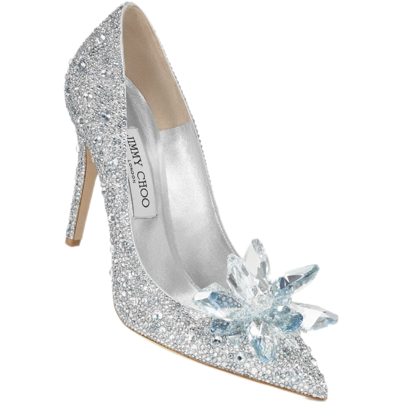 women's crystal shoes high heels shiny crystal decoration elegant temperament Goddess Day gift  Please contact customer service for the size needed