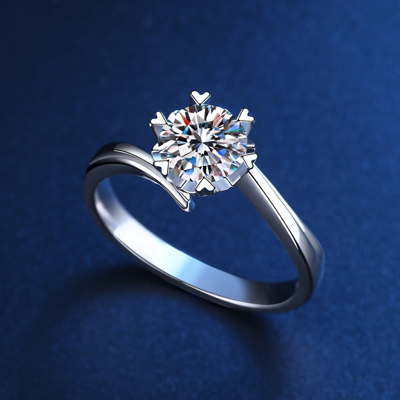 Love for Life White 18K gold diamond proposal ring
