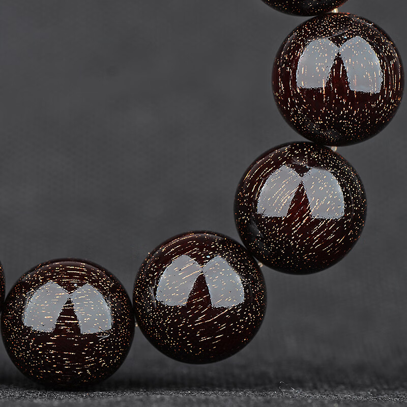 Collector grade Indian small leaf rosewood string 20mm Buddha beads high oil density clay 12pcs