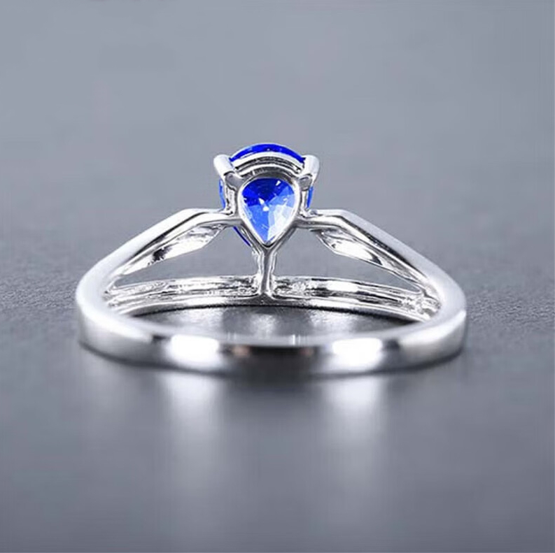 Ring for women 2 carat sapphire ring