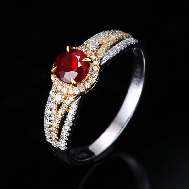 Ring women pigeon blood red ruby ring fashion design for girlfriend fo