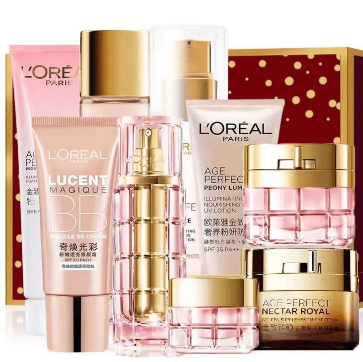 Ten piece skin care product set Mother's Day gifts Most popular choices