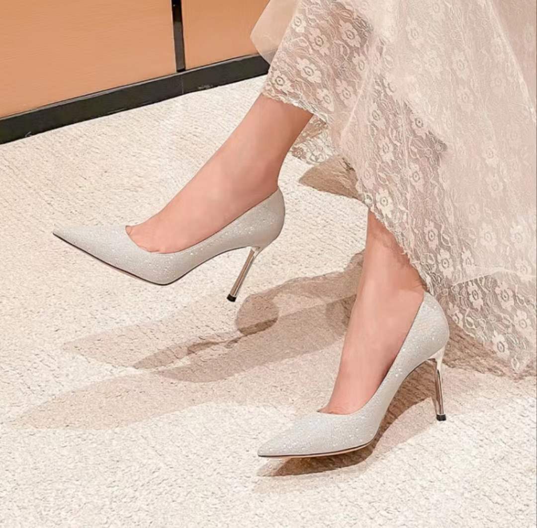 Women's crystal shoes high heels Shiny crystal decoration Valentine's Day gift Birthday gift Please contact customer service for the required size