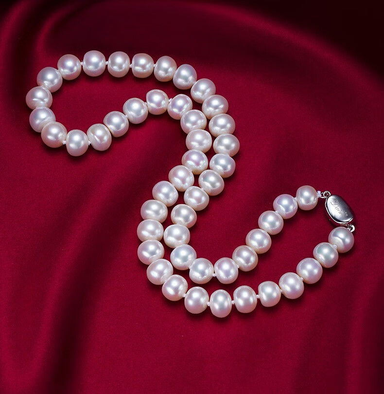 Pearl necklace for women's mothers Necklace near round pearls Mother's