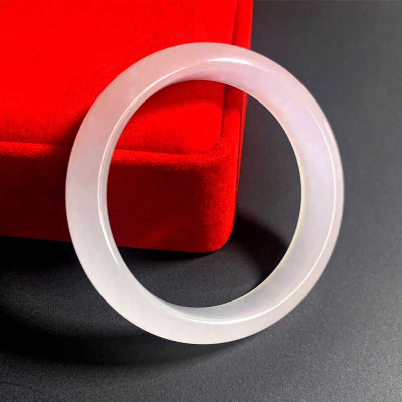 Xinjiang sheep's fat white jade bracelet natural real jade