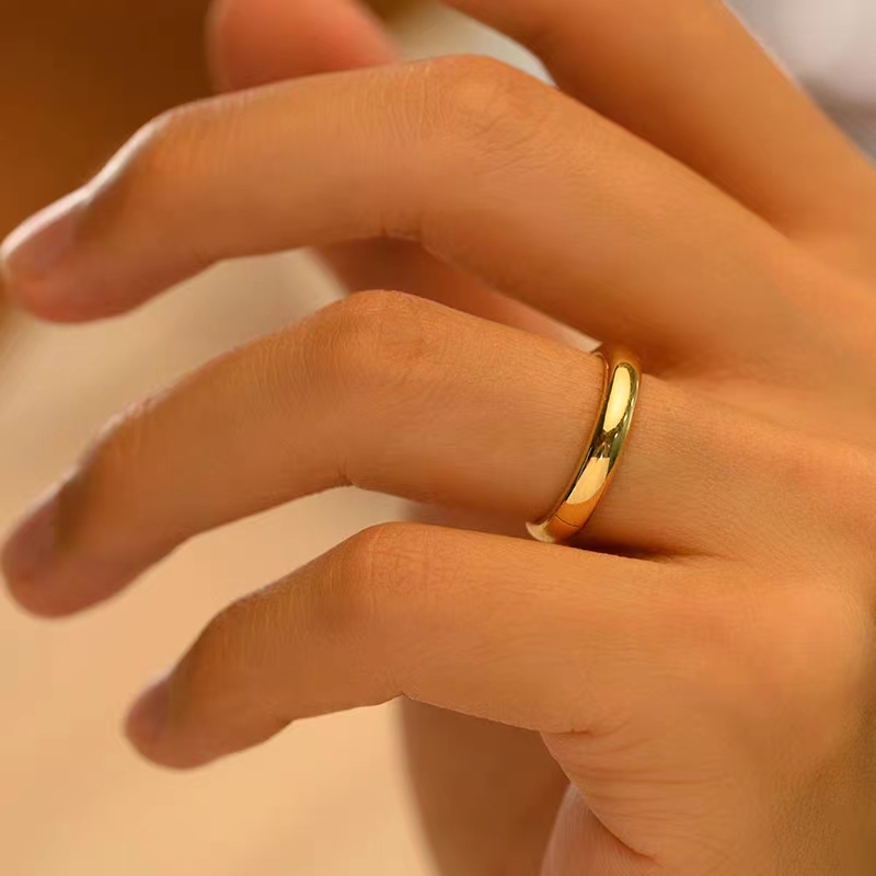 Personalized 24k ring, free processing engraving