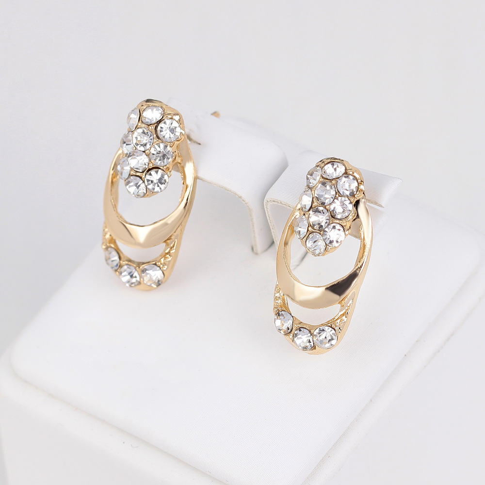 Natural fashion necklace earrings four-piece wedding with jewelry