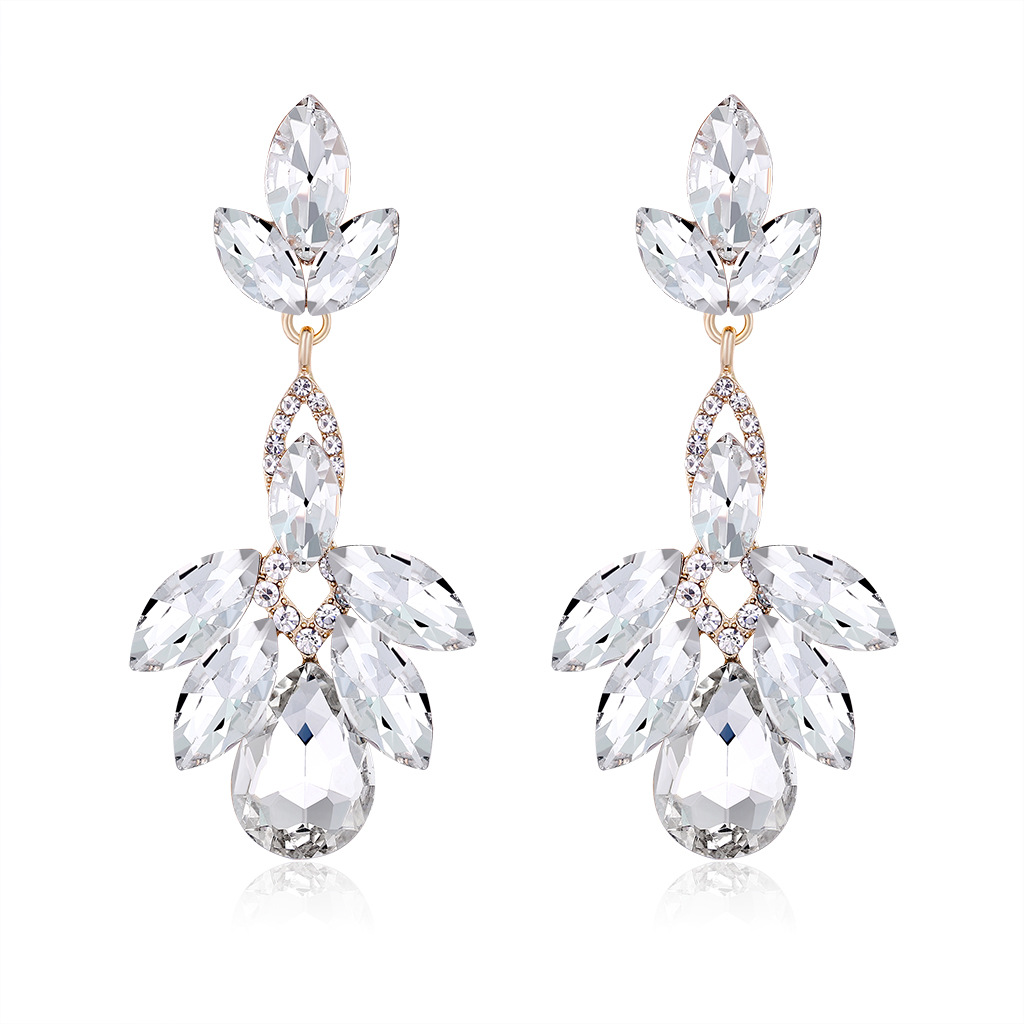 Bohemian style long tassel earrings