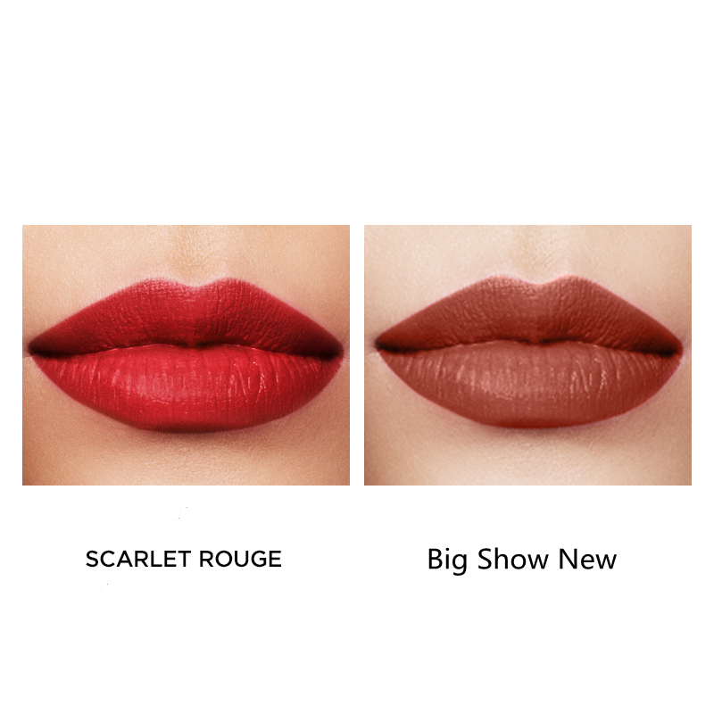 Lipstick eight-piece gift box fine black tube for girlfriend birthday gift 