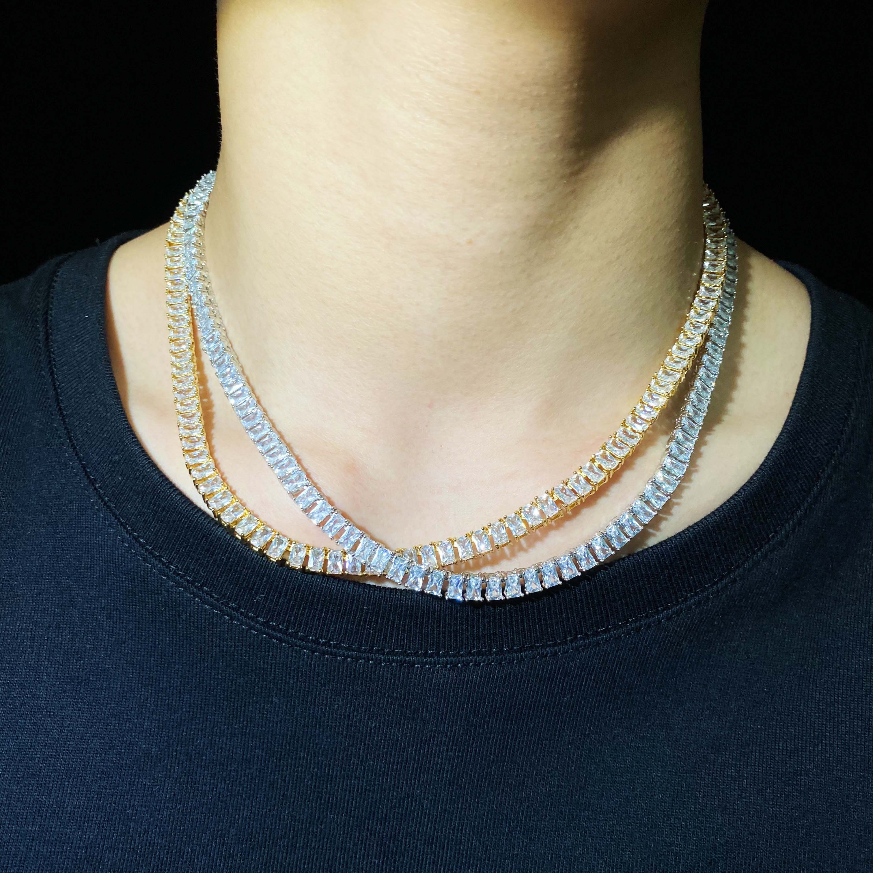 Baguette Tennis Chain-The YSS Shop 