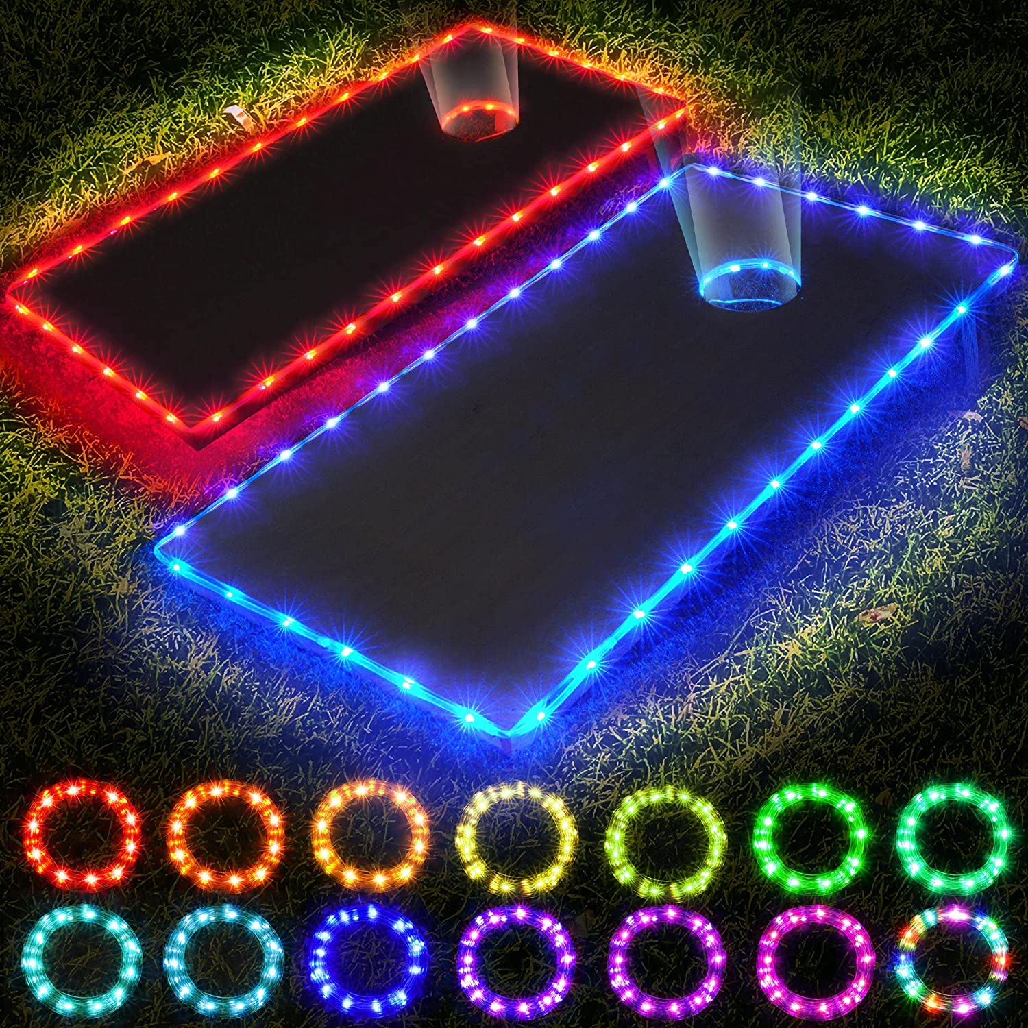 Cornhole Lights for Hole and Board