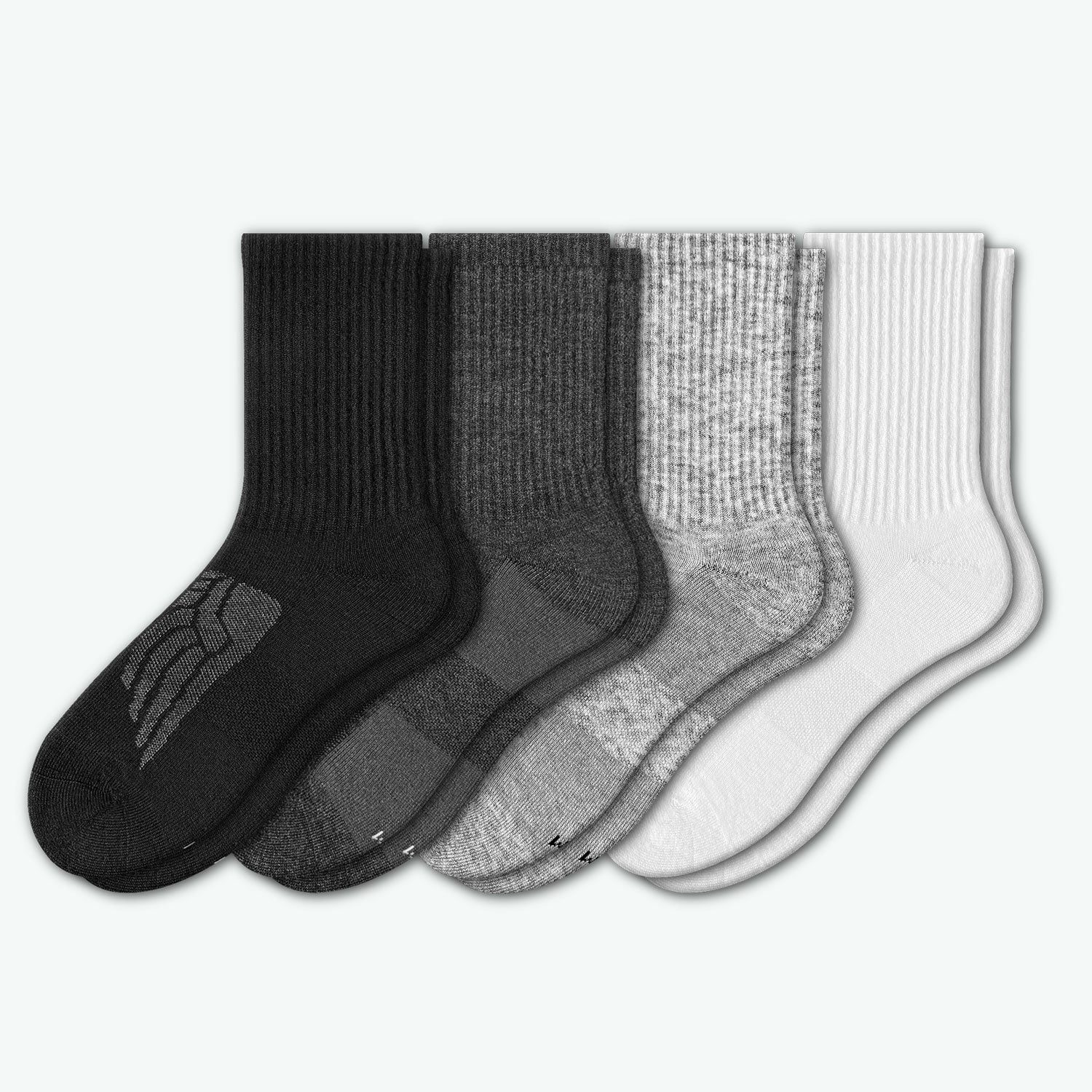 Socks Daze 4 Pack Merino Wool Cushioned Hiking Socks for Men Women