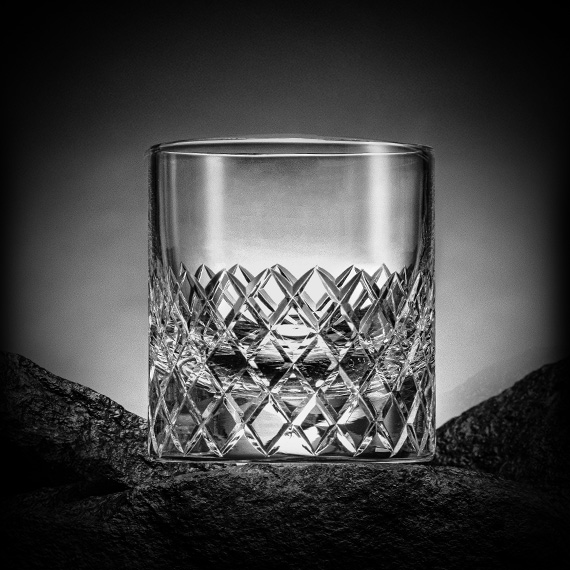 Satellite | Engraved Whiskey Glass