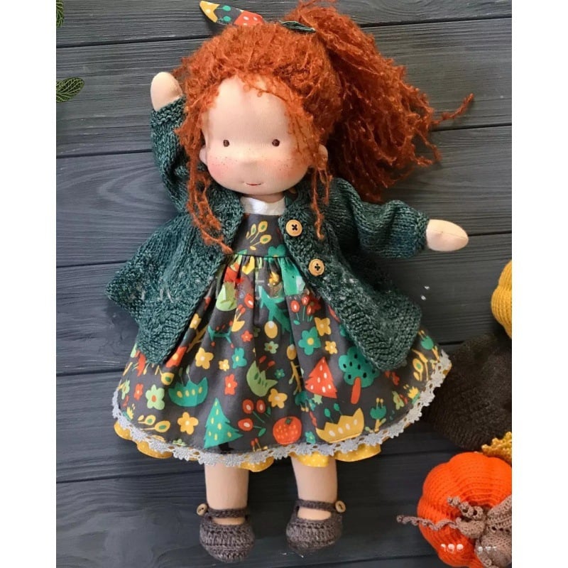 Handmade Knitted Doll - Evelyn