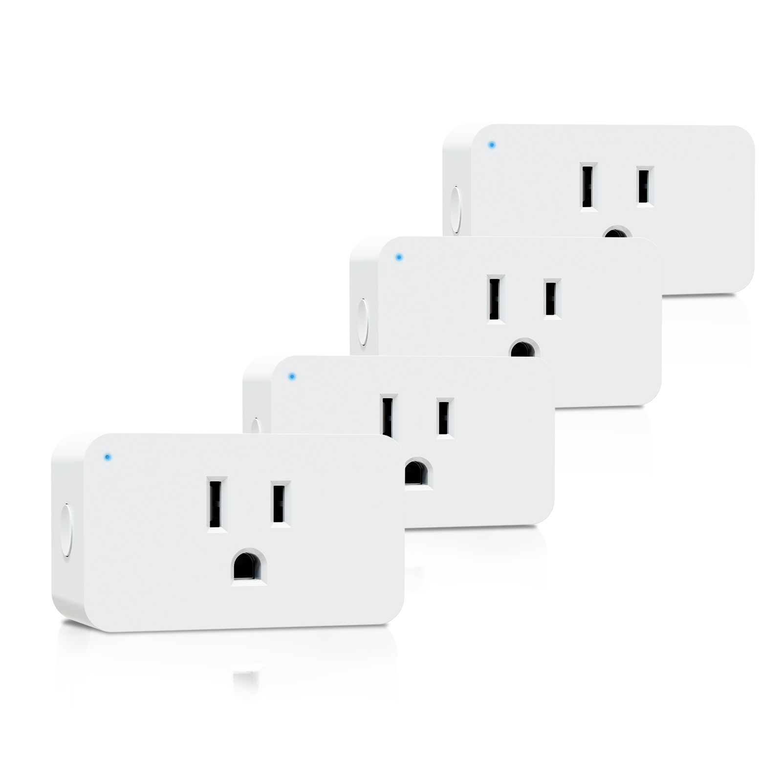 TOPELER Smart Electrical Outlet, Smart Wi-Fi Outlet with Individually  Controlled, 15Amp Receptacle with Remote Control, Compatible with Google  Home 