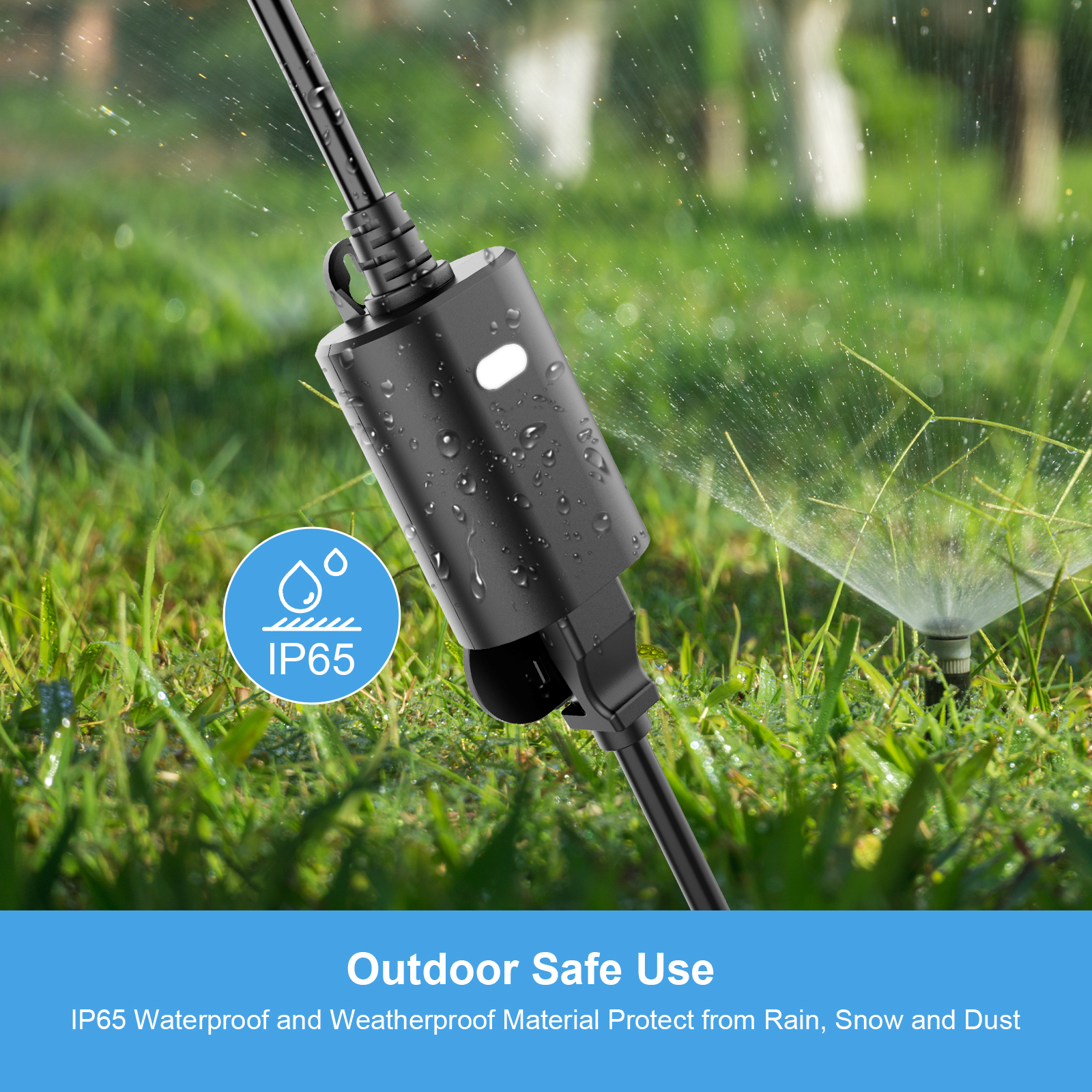 New One Wi-Fi Outdoor Smart Dimmer Plug, 2.4Ghz Wi-fi Only Smart Plug,