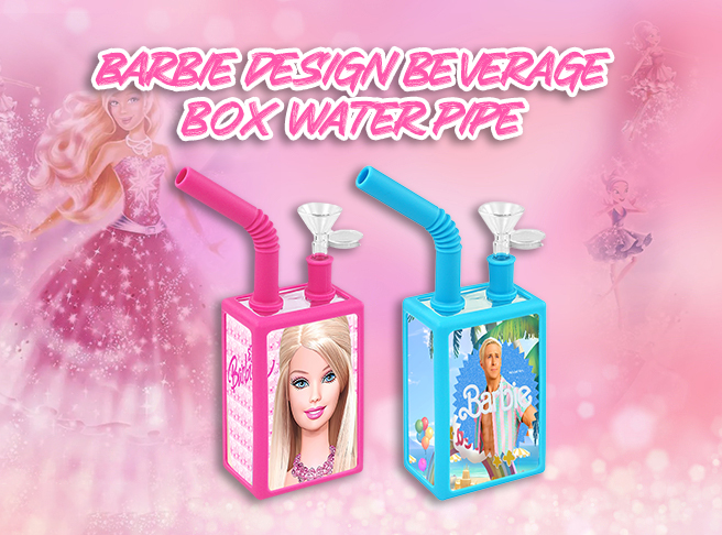 Barbie Design Beverage Box Water Pipe