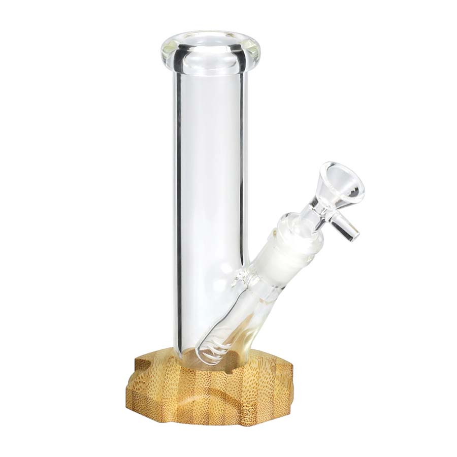 Wooden tray glass water pipe