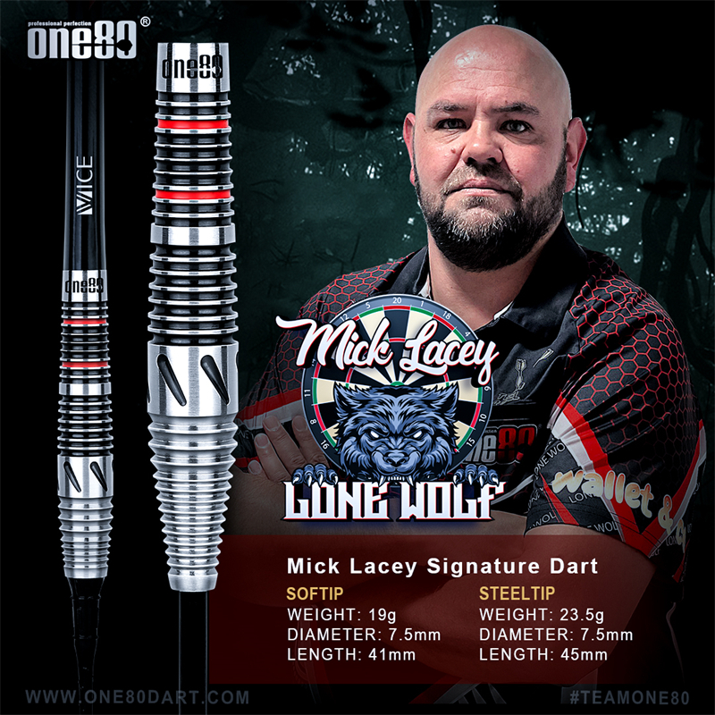 Mick Lacey Signature Dart Steel Tip 