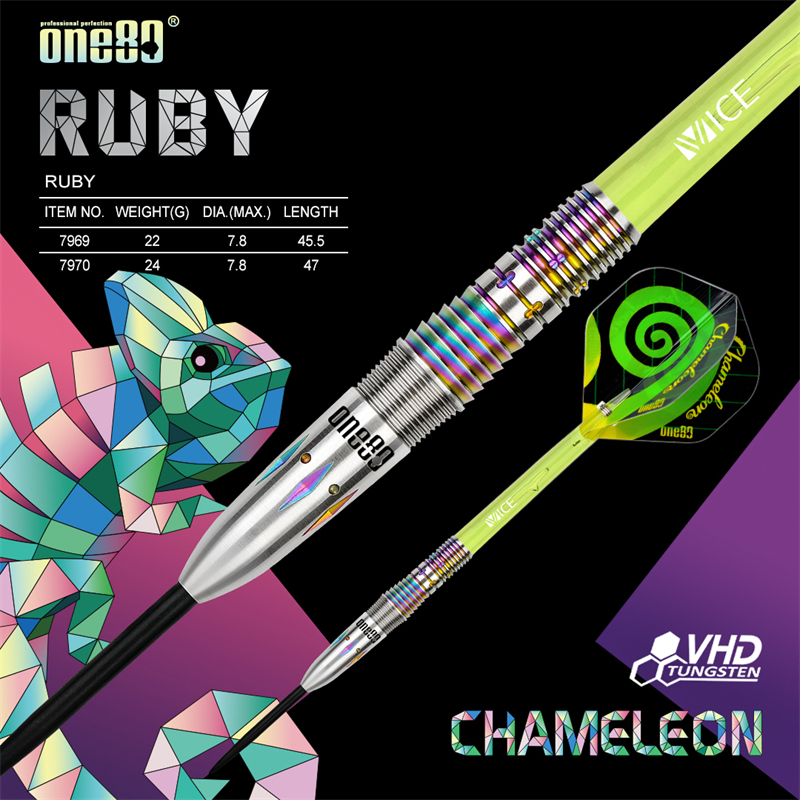 Chameleon-Ruby Steel Tip