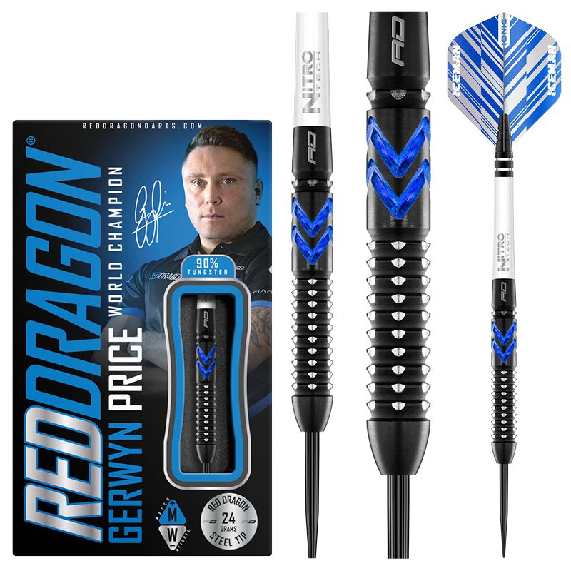 Gerwyn Price - Blue Ice Special Edition Steel Tip-A01