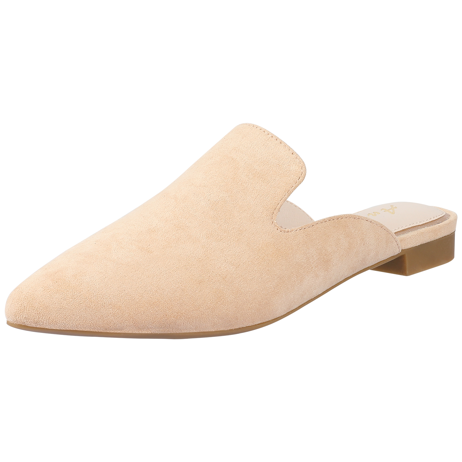 Mules for Women Flats Comfortable-Nude