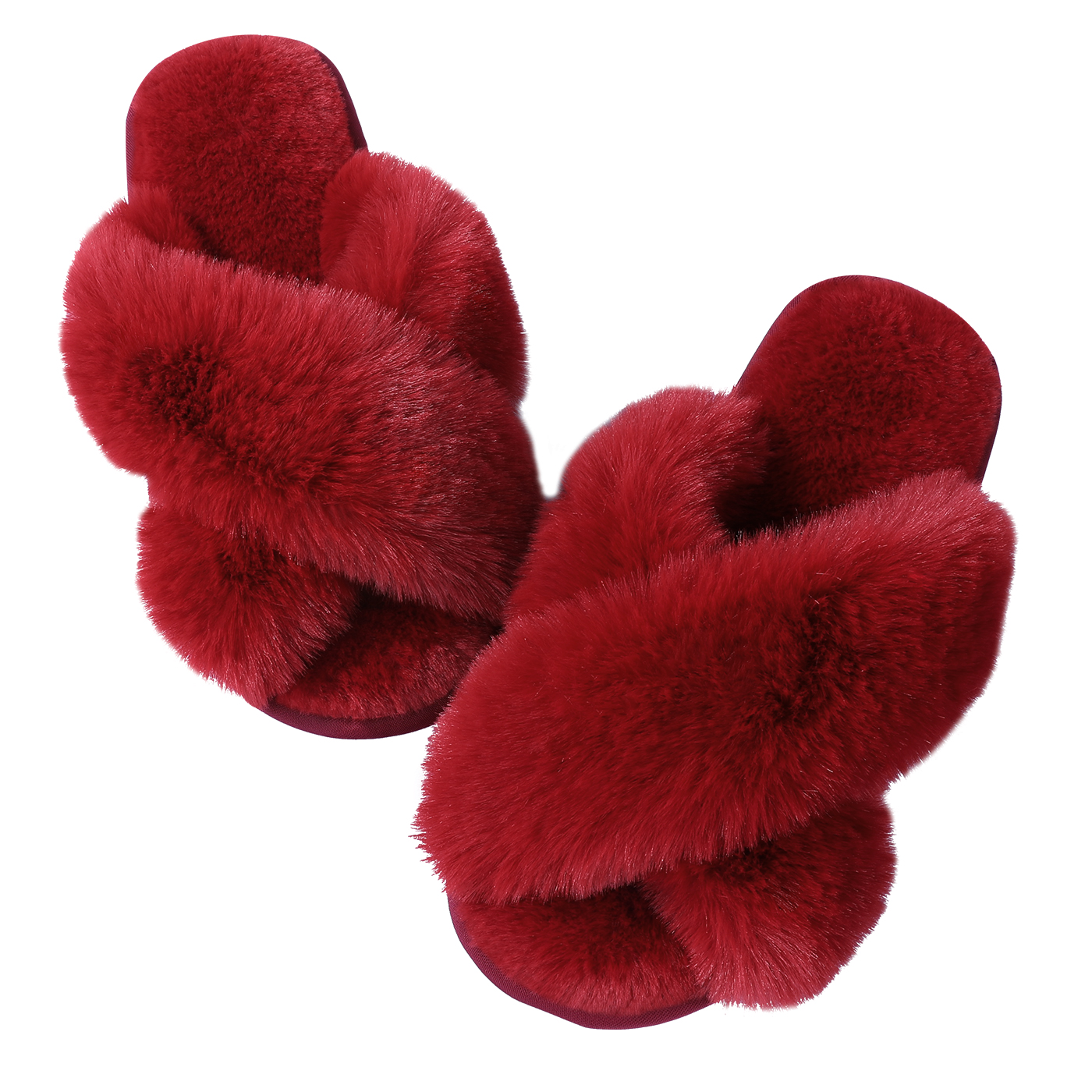 Women's Slippers-Red