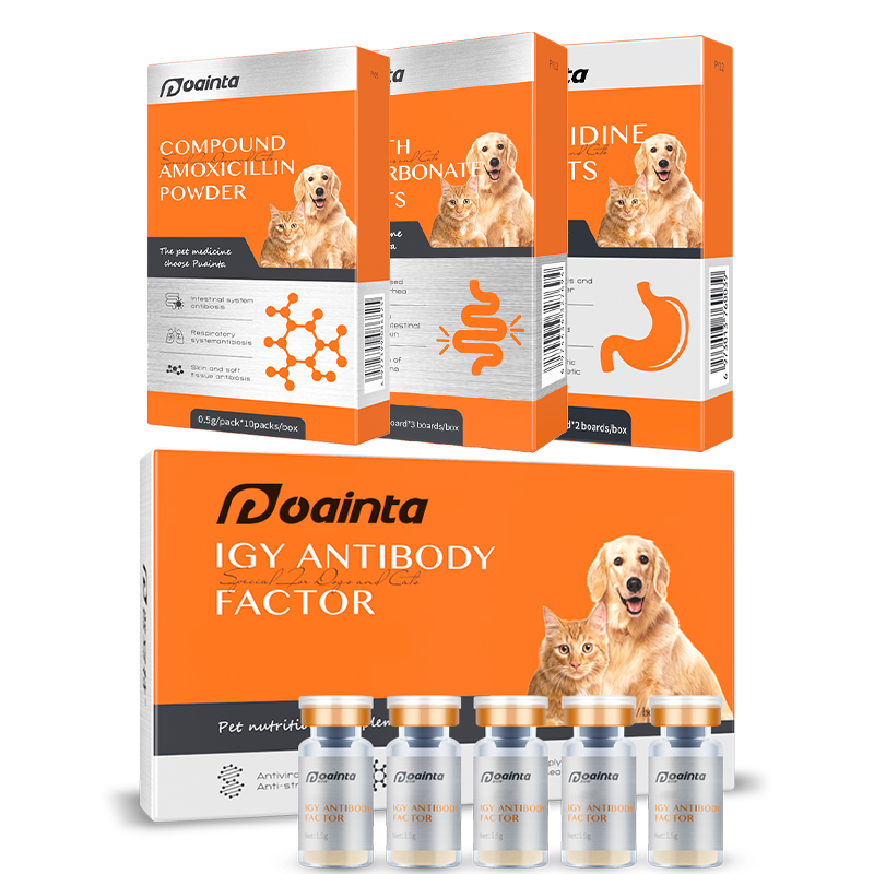 Diarrhea amoxicillin powder+Neomycin sulfate talets+IG